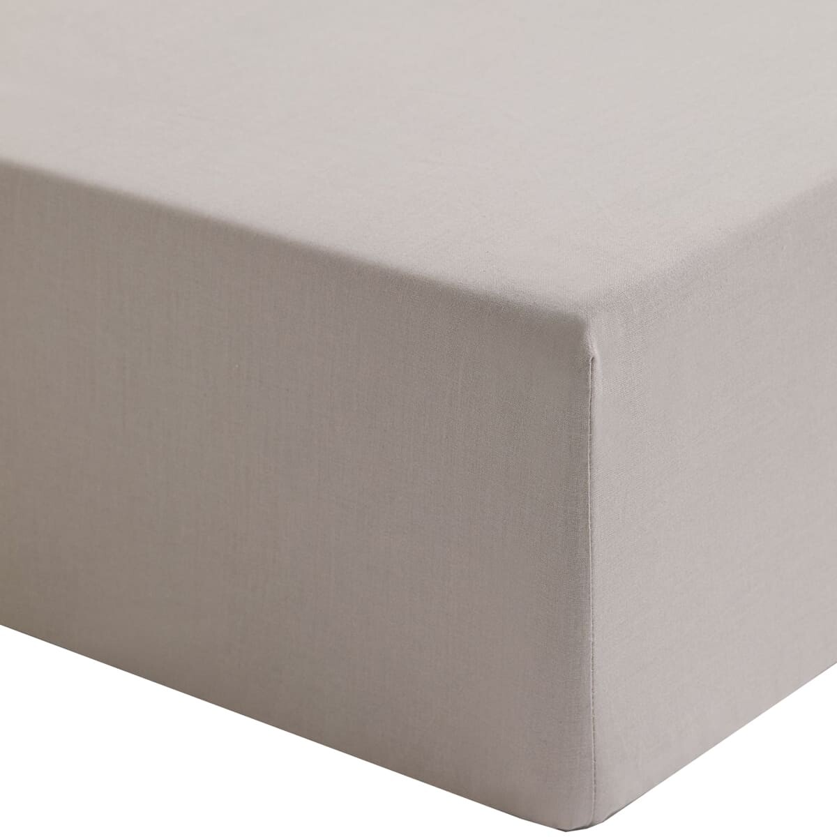 

Простыня на резинке H&M Home Fitted Cotton 160х200, серый