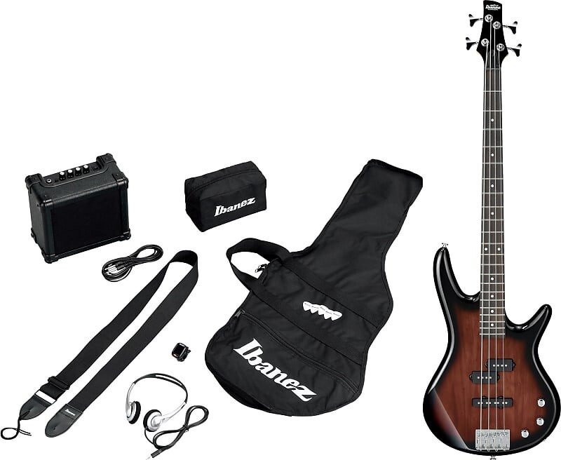 

Ibanez Jumpstart IJSR190N Bass Pack - Орех Санберст IJSR190NWNS