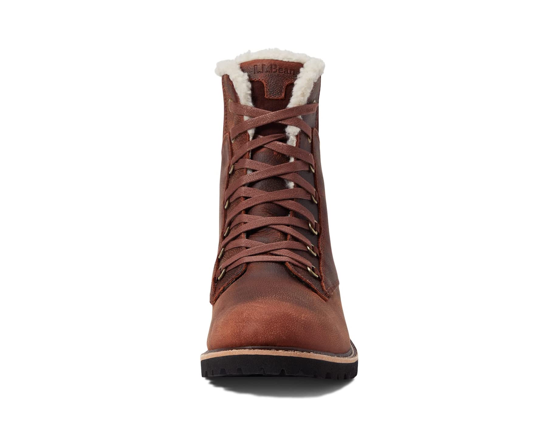 цена Ботинки Rugged Cozy Boot Lace-Up L.L.Bean, коричневый