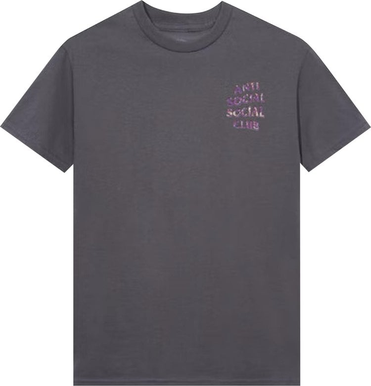 Футболка Anti Social Social Club Layer Lock Dark Tee 'Grey', серый - фото