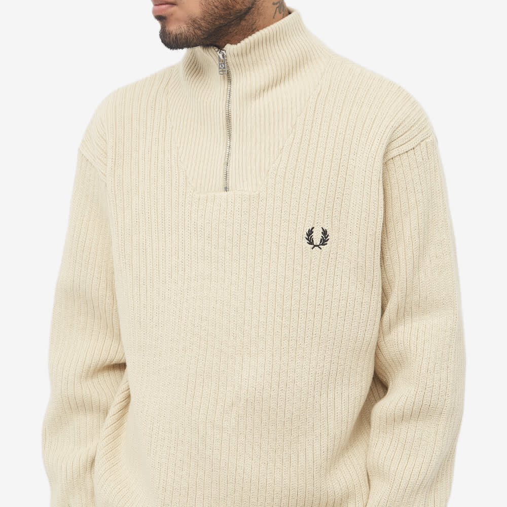 Fred Perry Textured Funnel Neck Jumper CDEK.Shopping