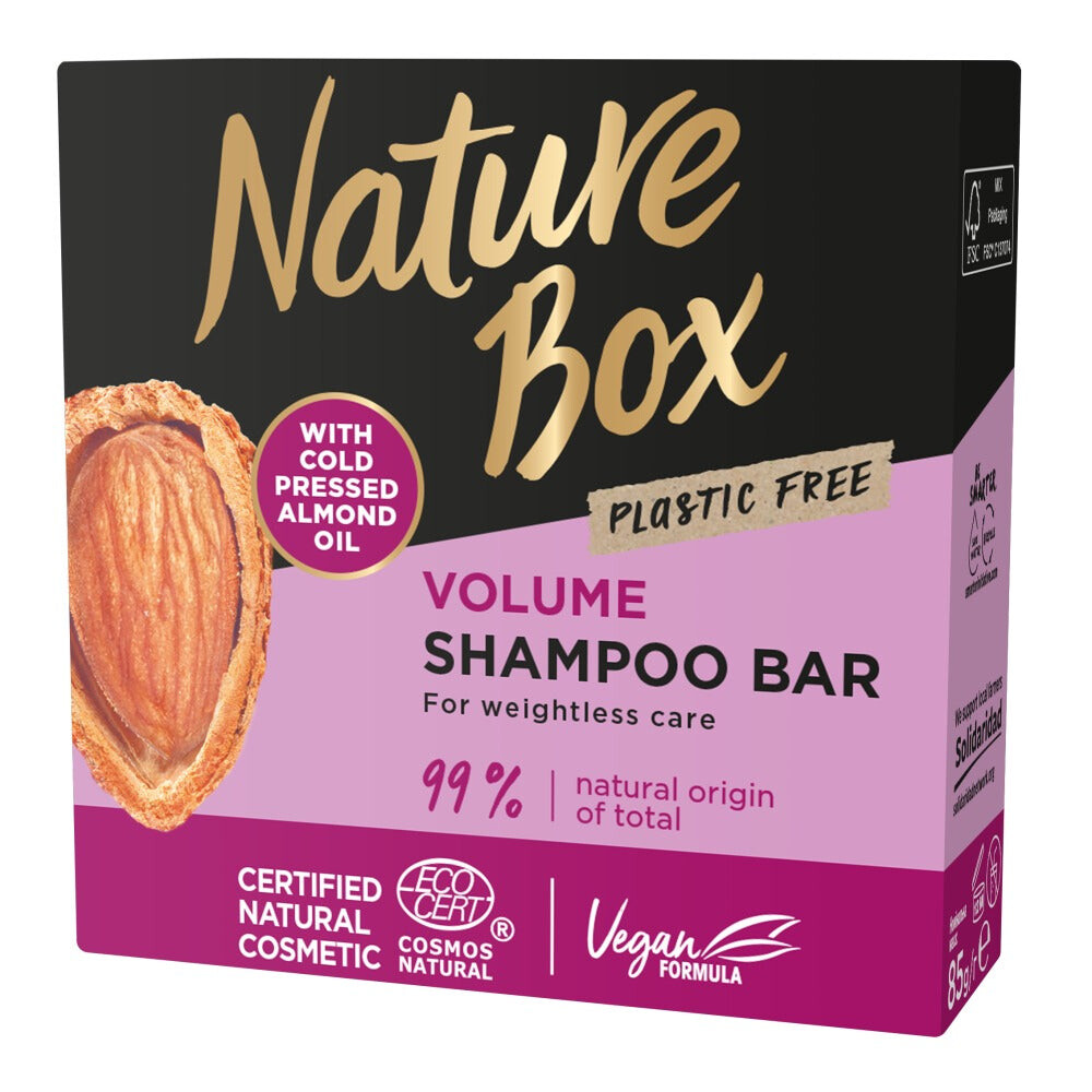

Nature Box Шампунь-батончик для волос Almond Oil с миндальным маслом 85г