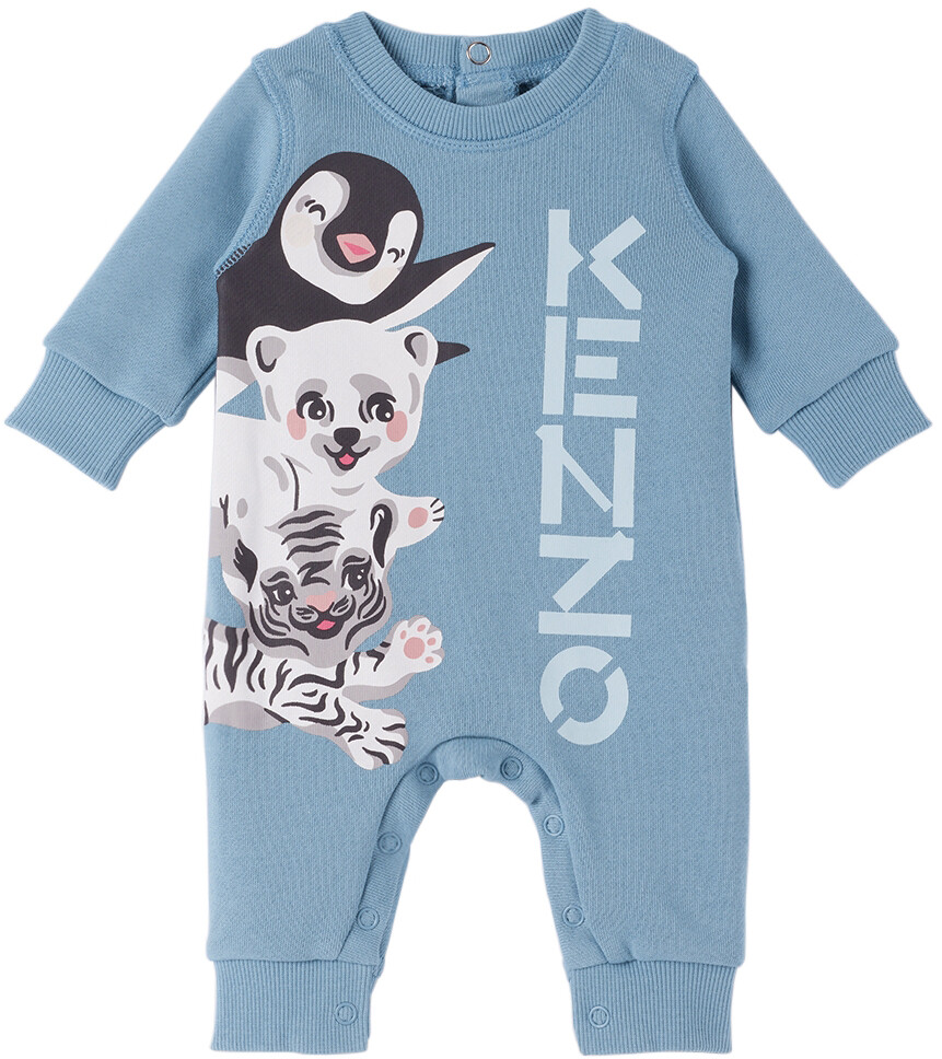 

Голубой комбинезон Arctic Animals Kenzo