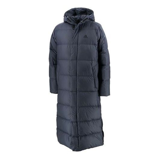 

Пуховик Adidas Sports Windproof Stay Warm hooded Blue, Синий