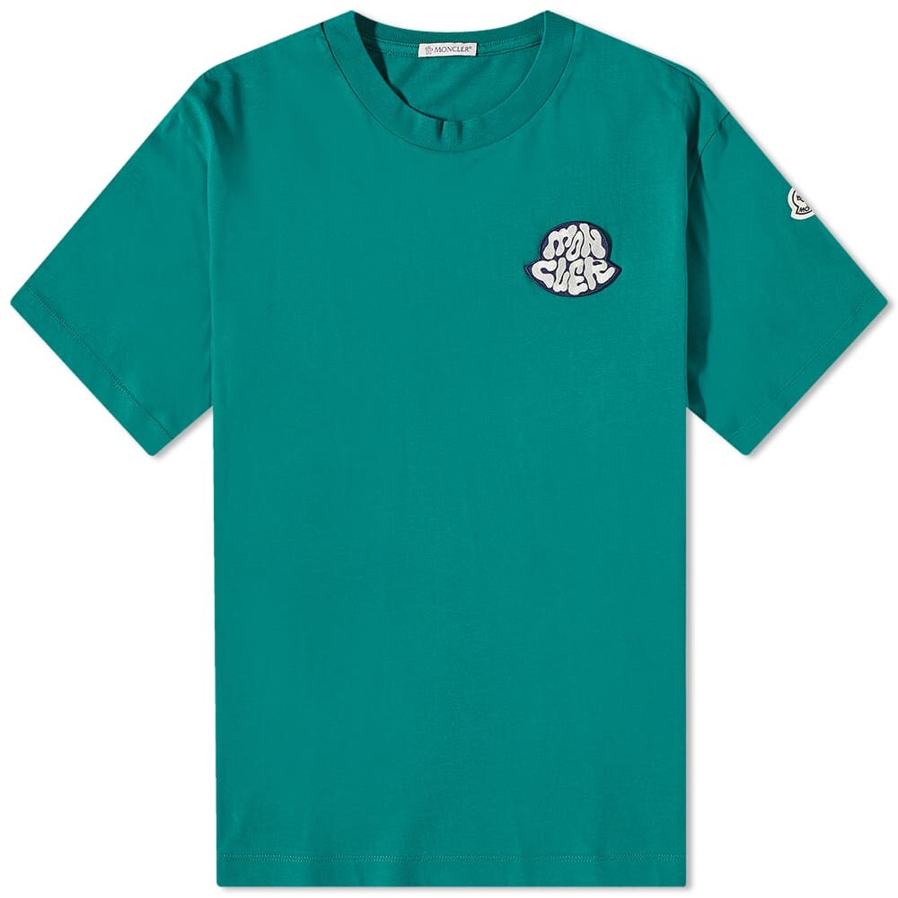 

Футболка Moncler Wave Logo Tee, Зеленый
