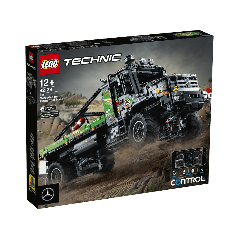 цена Конструктор Полноприводный грузовик-внедорожник Mercedes-Benz Zetros 42129 LEGO Technic