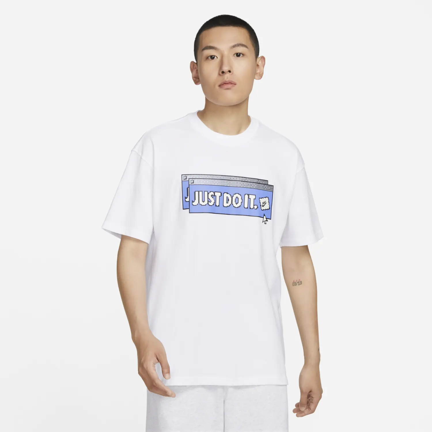 

Футболка Sportswear Nike Man's, белый/синий