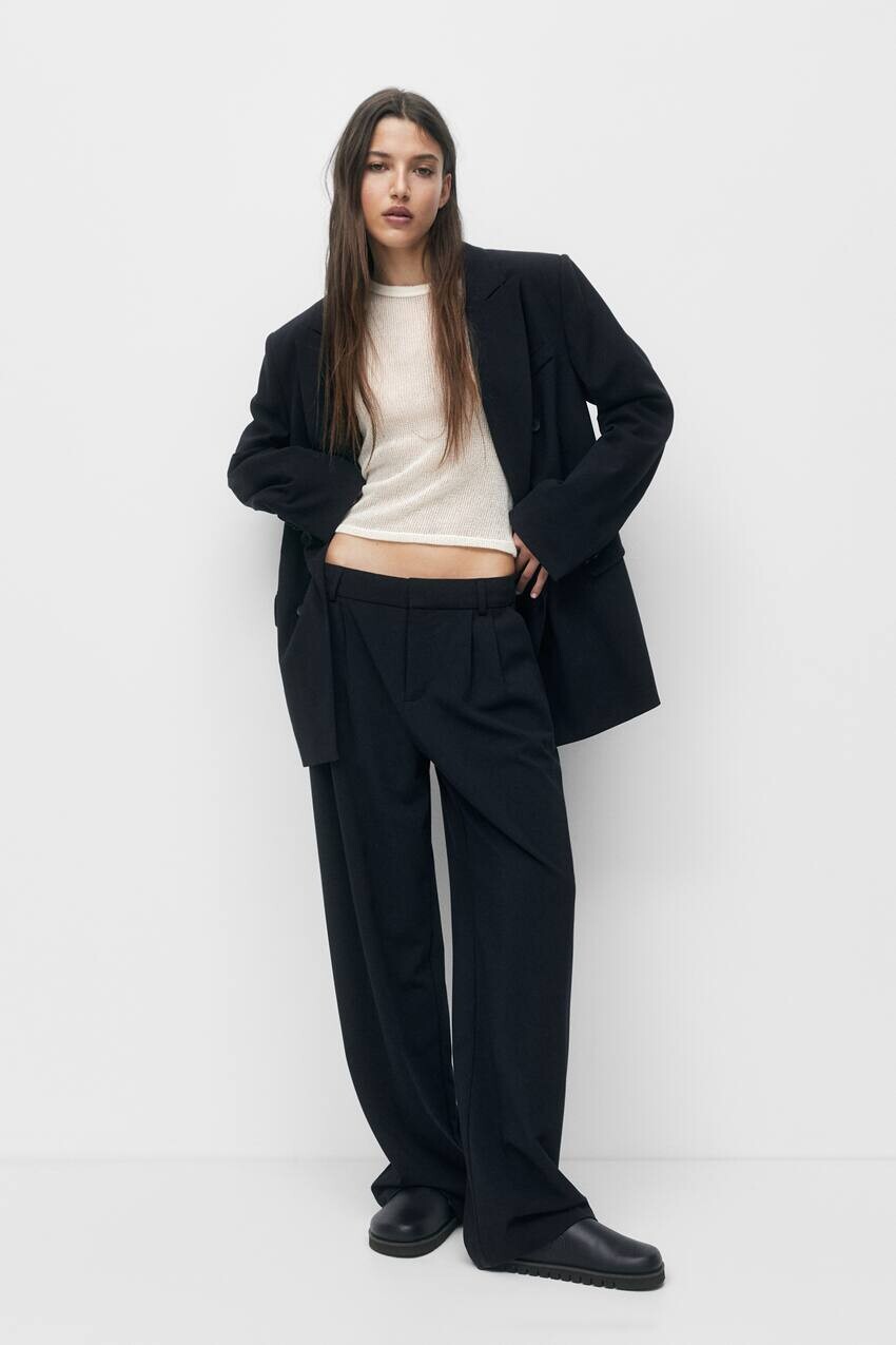 

Элегантные брюки - ограниченная серия Pull&Bear, военно-морской