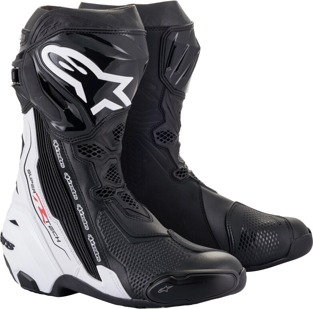 

Alpinestars Supertech R Мотоцикл сапоги, черный/белый