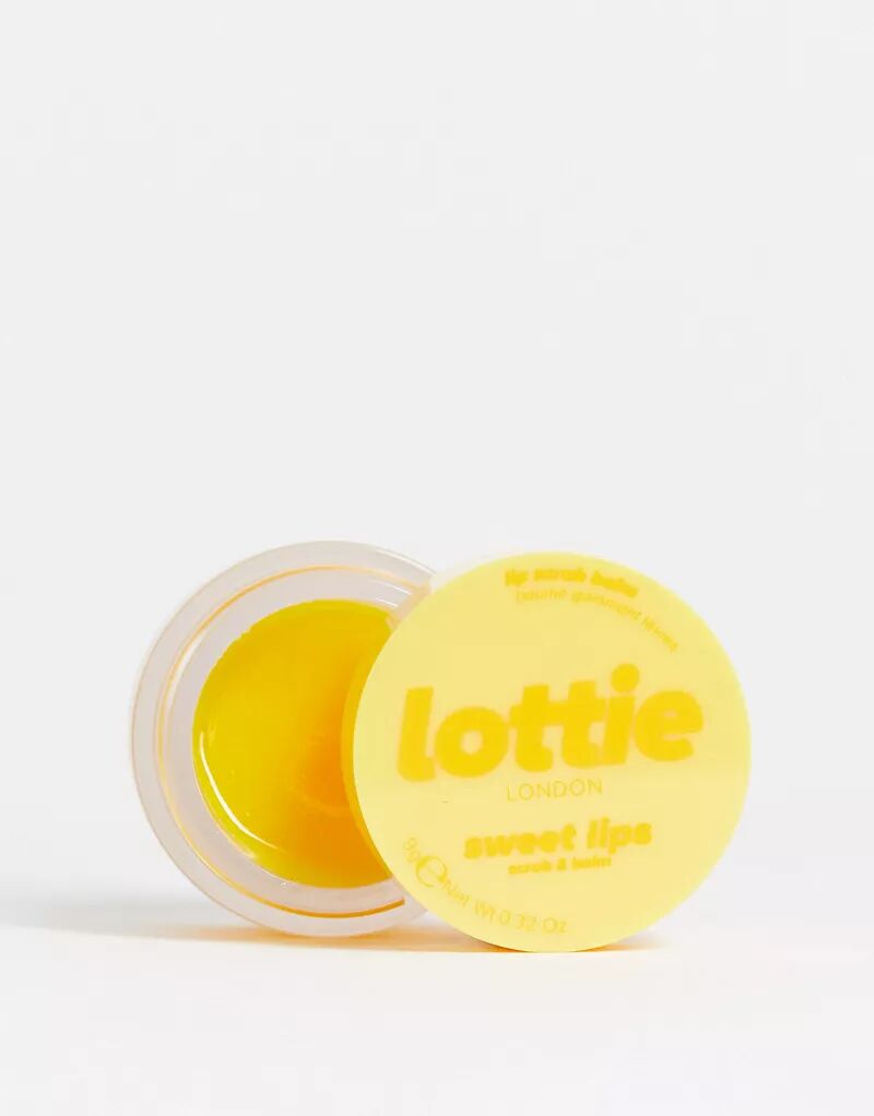 Lottie London – Sweet Lips Mango Sorbet – бальзам для губ и скраб набор средств для губ lottie london набор sweet lips duo