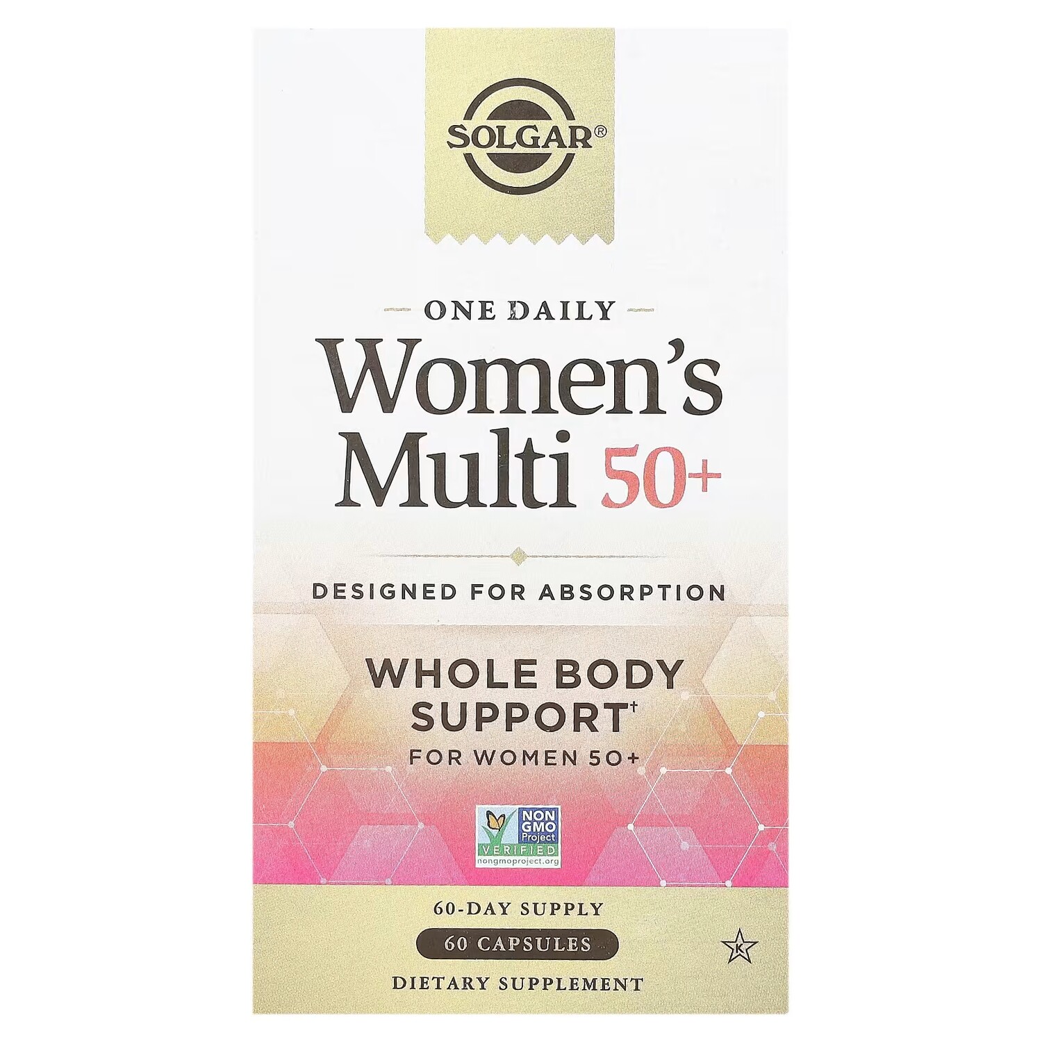 

Витамины мульти Solgar One Daily для женщин 50+, 60 капсул