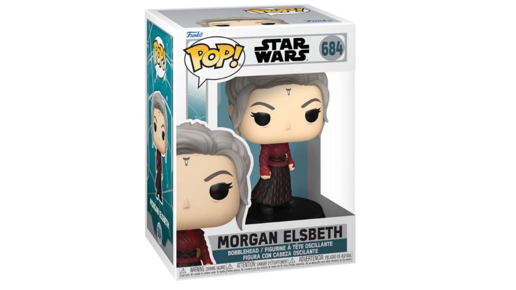 

Funko - Pop! Звездные войны: Асока (ТВ) Морган Элсбет Винил