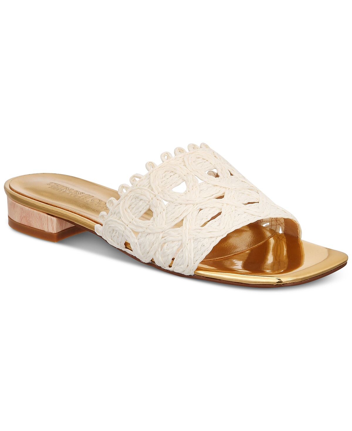 

Женские соломенные сандалии на плоской подошве Tavita Slide Wood Heel THINGS II COME