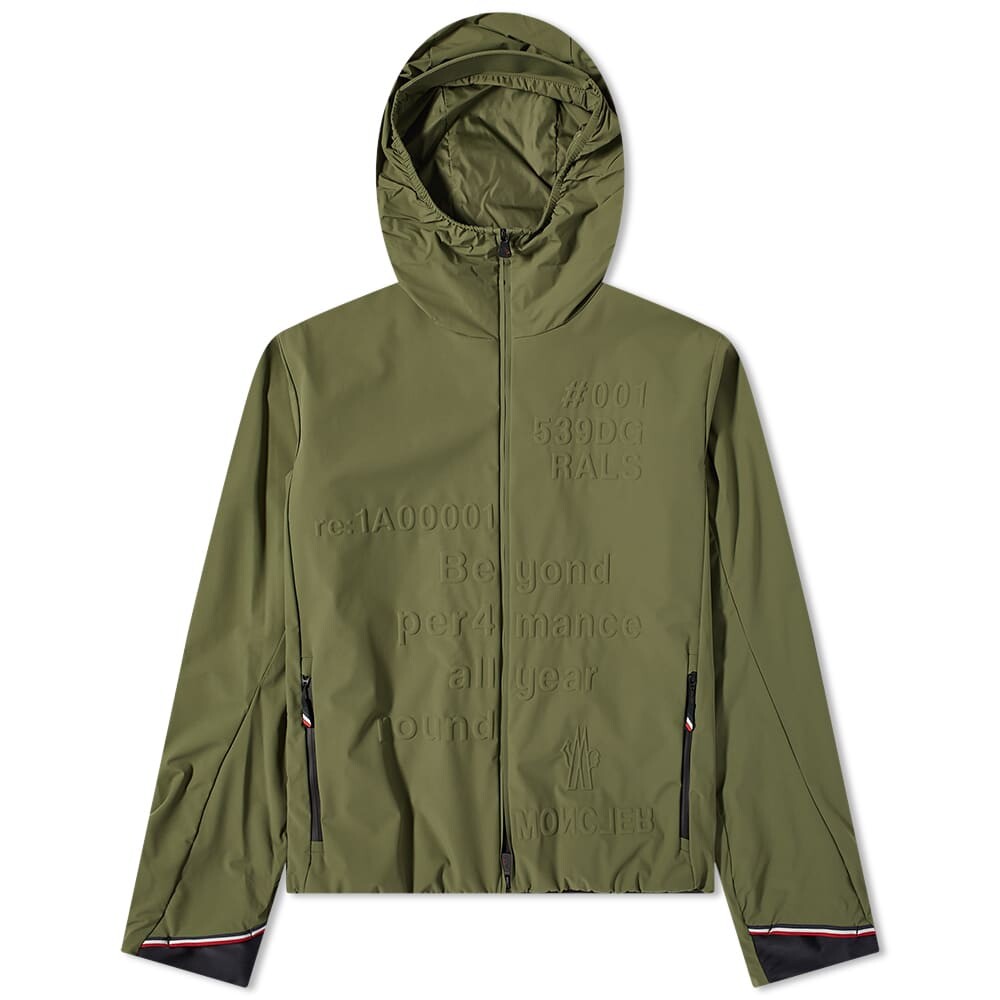 

Куртка Moncler Grenoble Rals с тисненым логотипом, зеленый