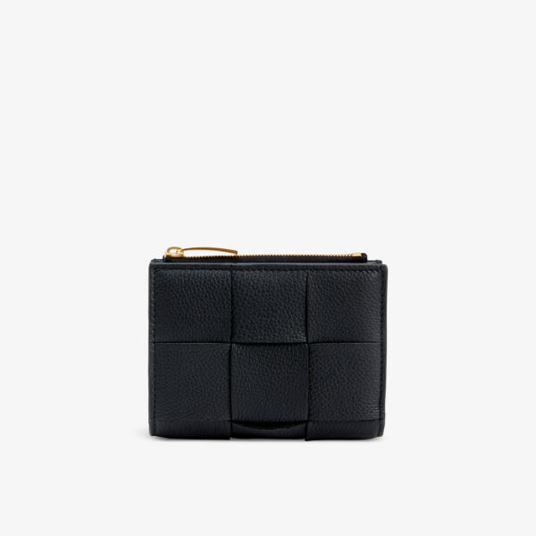 

Визитница из кожи Intrecciato Bottega Veneta, черный