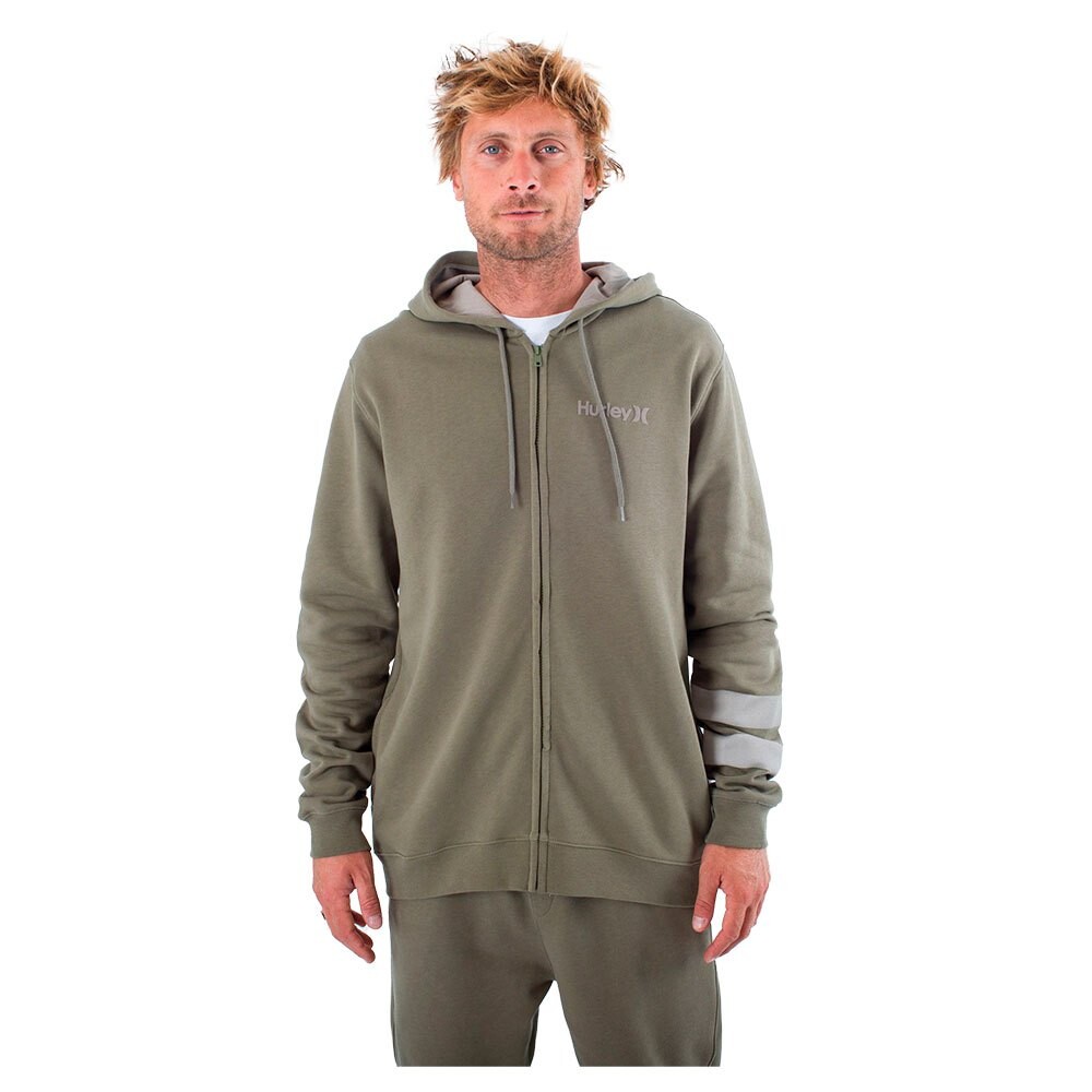 

Толстовка Hurley Oceancare One&Only Mfteu00006 Full Zip, зеленый