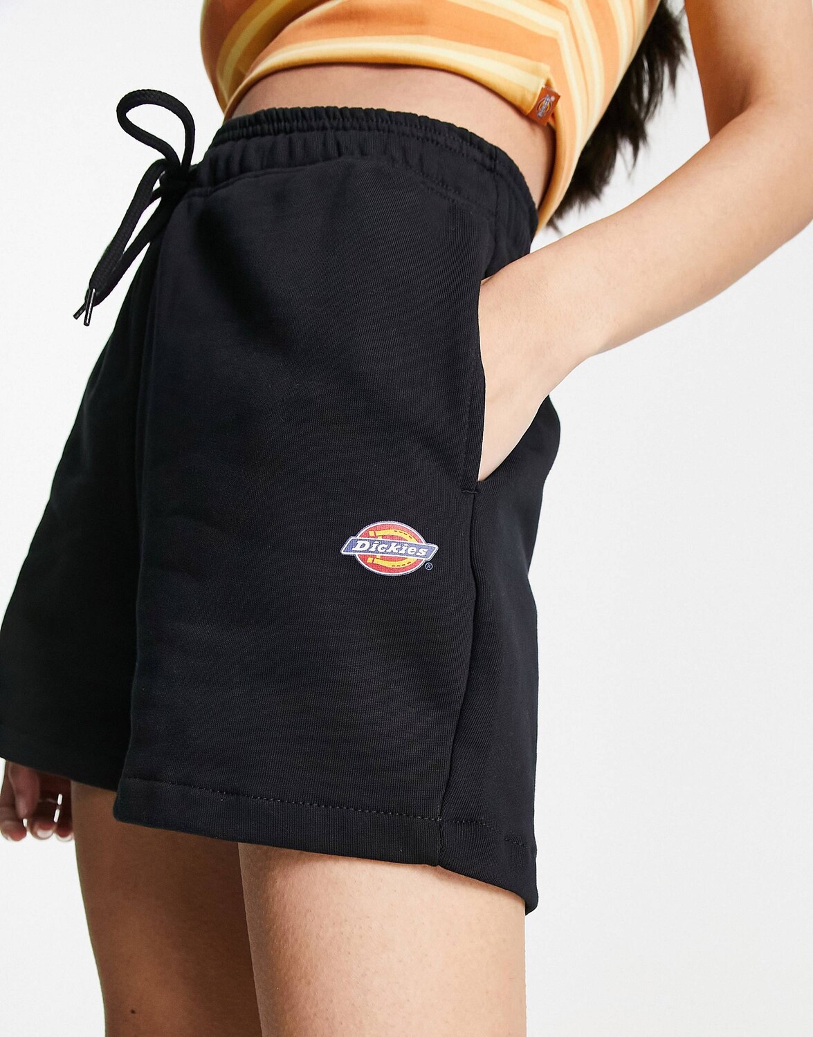 

Черные шорты из джерси кленового джерси Dickies