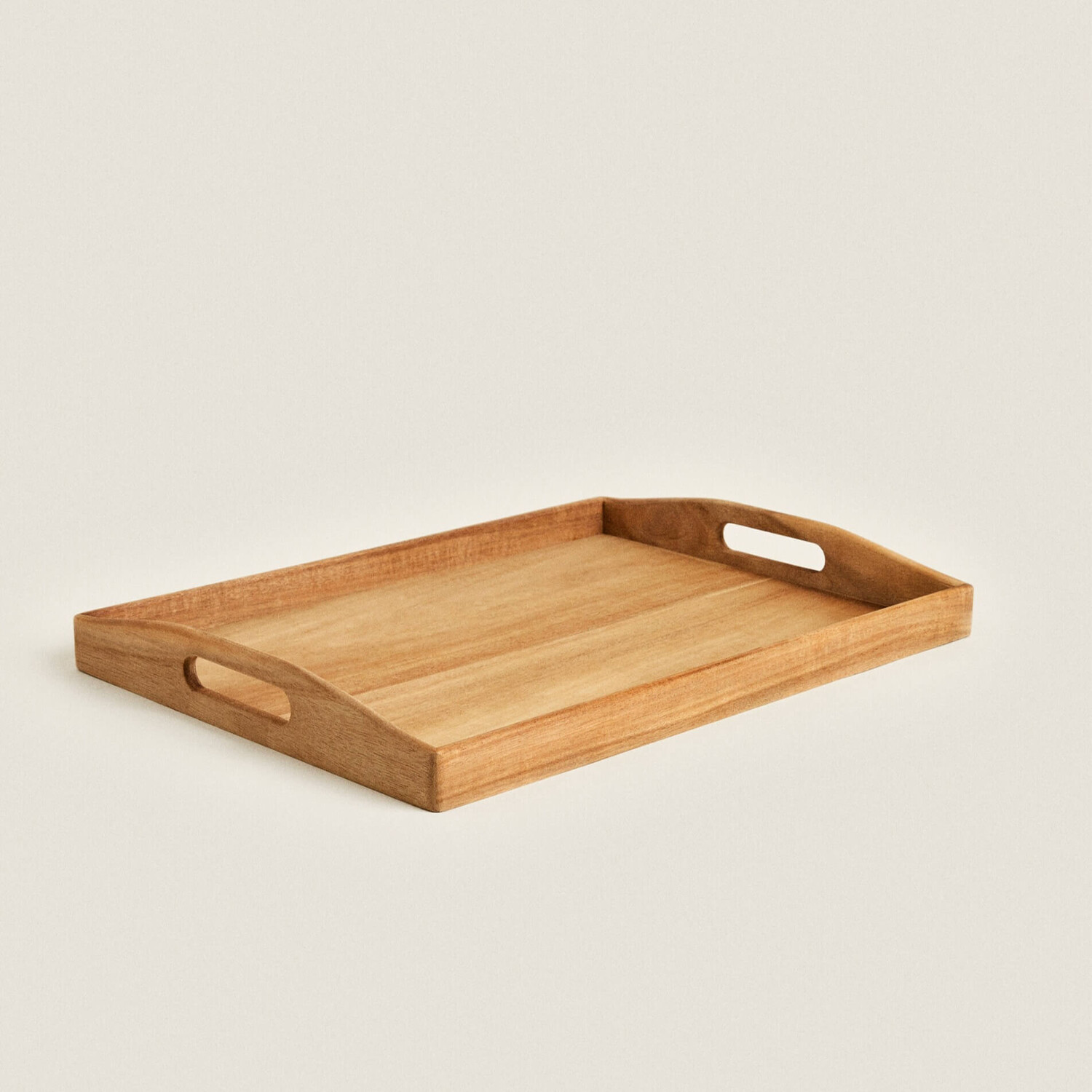 

Деревянный поднос с ручками Zara Home