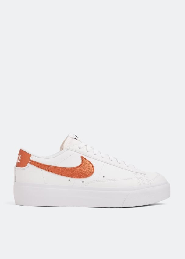 

Кроссовки Nike Blazer Low Platform, бело-оранжевый