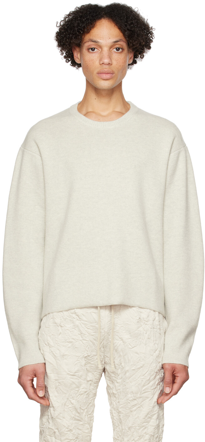 

Серый короткий свитер John Elliott