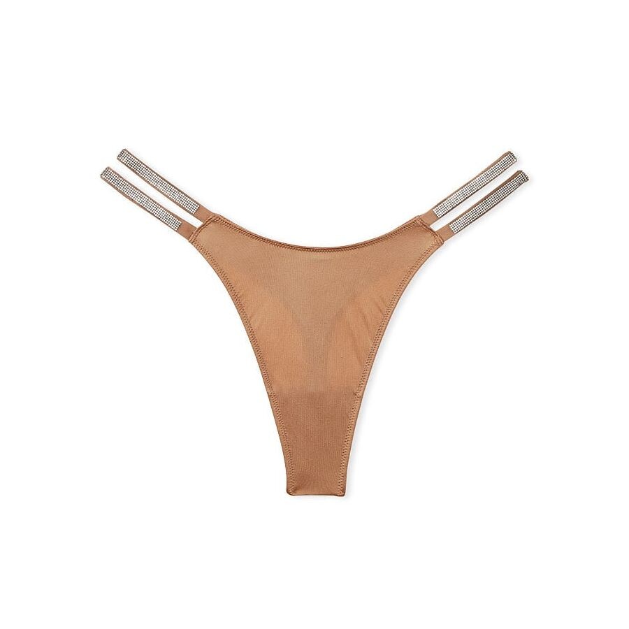 

Трусы Victoria's Secret Very Sexy Double Shine Strap Smooth Thong, карамельный