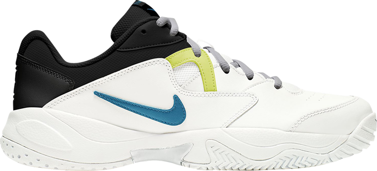 Кроссовки Nike Court Lite 2 'Hot Lime Neo Turquoise', белый - фото