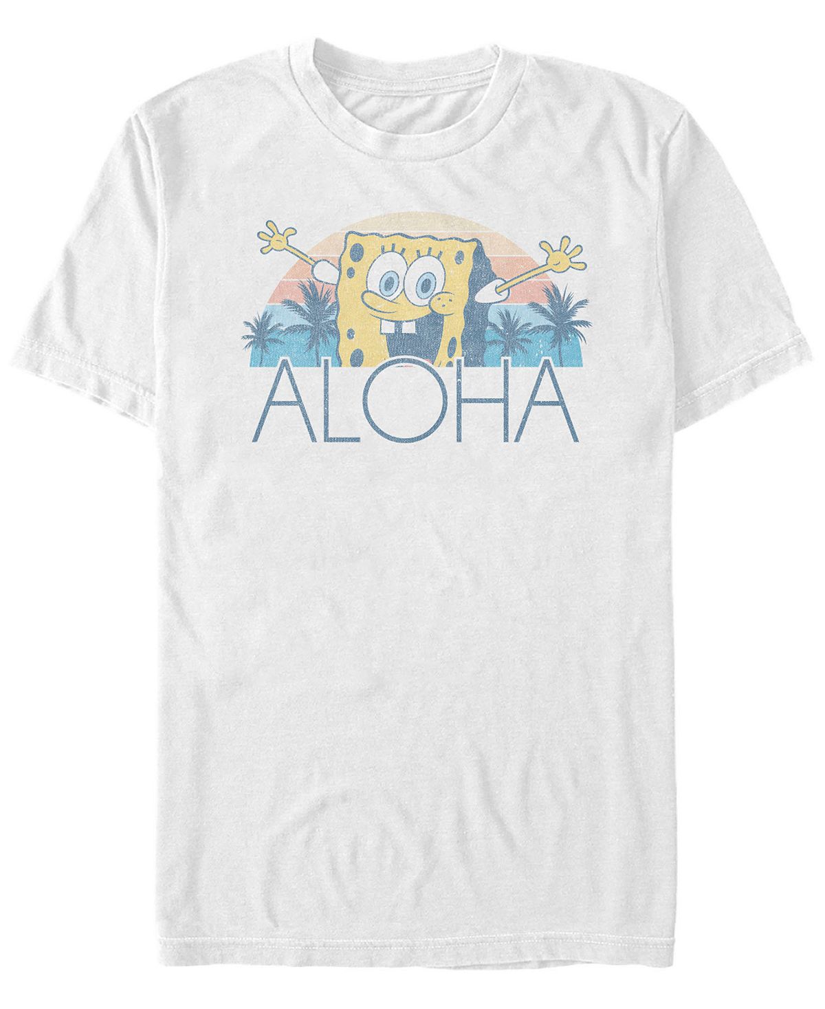 Мужская футболка с круглым вырезом с короткими рукавами aloha 2 Fifth Sun, белый широкорад а б и на тихом океане
