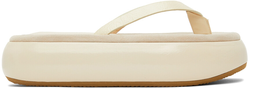 

Шлепанцы на платформе Off-White Boat Flip Flop OSOI