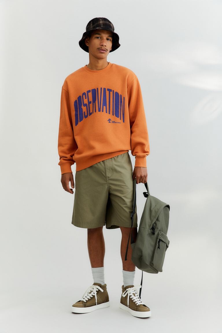 

Толстовка свободного кроя H&M, оранжевый/наблюдение