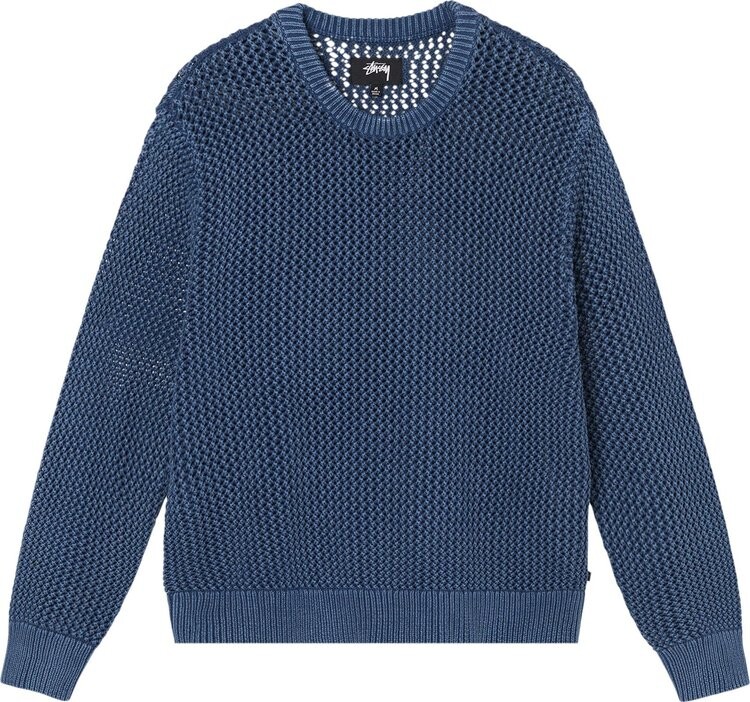 

Свитер Stussy Pigment Dyed Loose Gauge Sweater 'Navy', синий