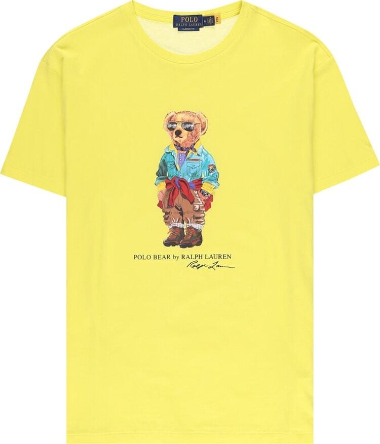 

Футболка Polo Ralph Lauren Voyager Bear Graphic T-Shirt 'Yellow', желтый