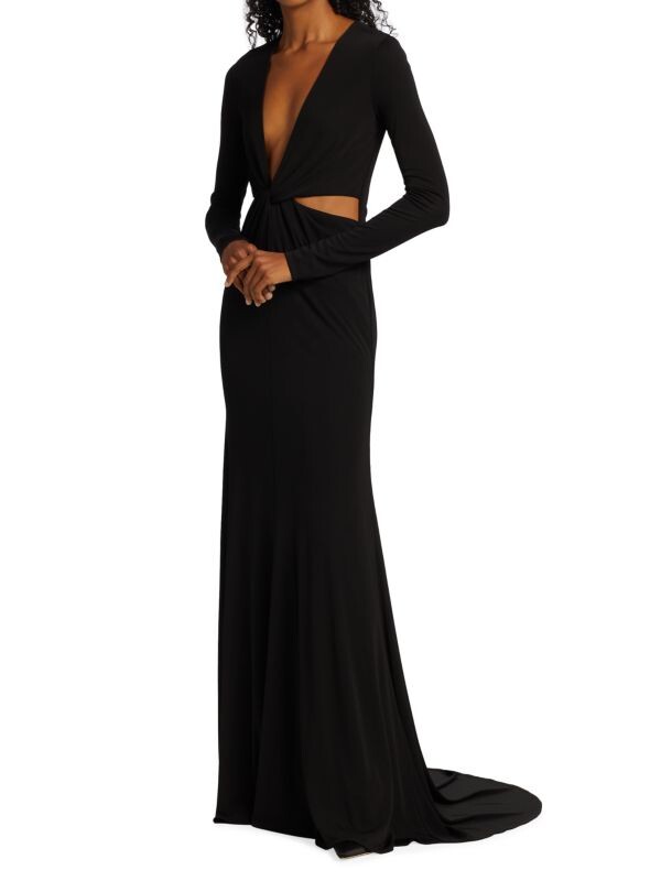 

Матовое платье Halston из джерси andie, rose
