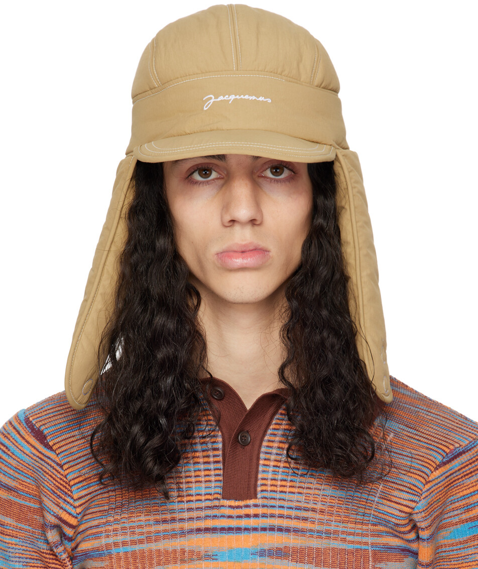 

Бежевая шапка Le Papier 'La Cagoule Bricciola' Jacquemus