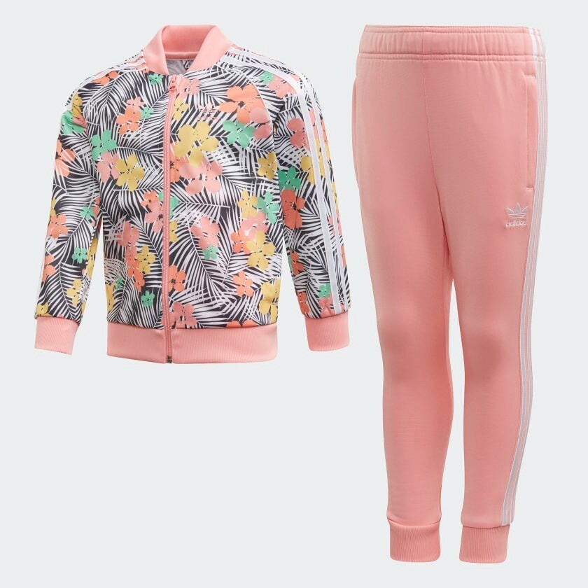 

Детский спортивный костюм Adidas Originals, розовый/мультиколор
