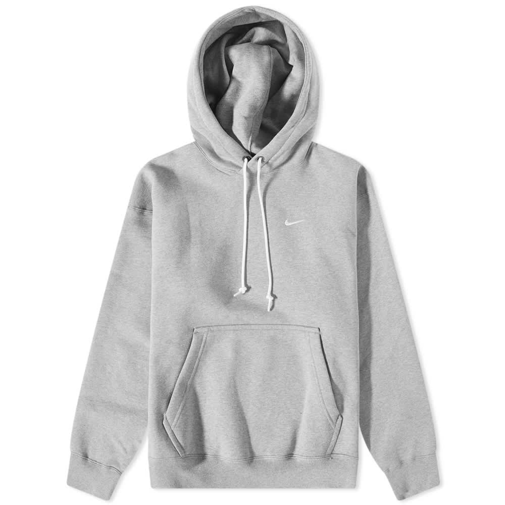 

Толстовка Nike Solo Swoosh Fleece, серый