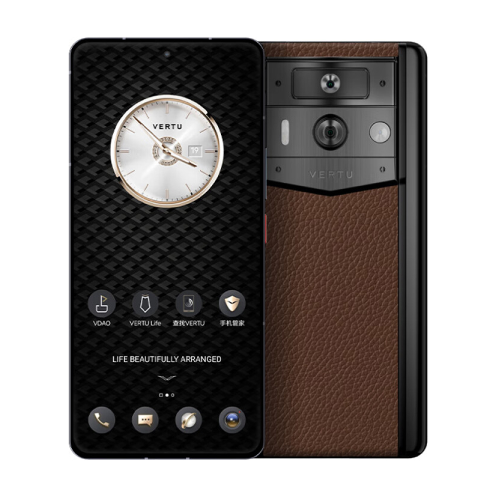 Смартфон Vertu Metavertu 2 Calfskin, 12 ГБ/512 ГБ, 2 Nano-SIM,  черный/коричневый – купить с доставкой из-за рубежа через платформу  «CDEK.Shopping»