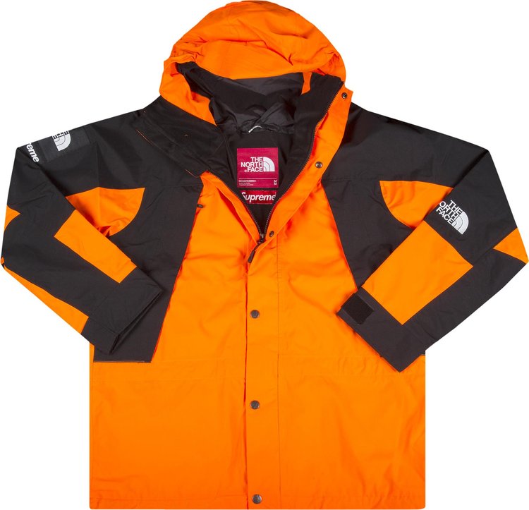 Supreme the north face mountain on sale light jacket orange