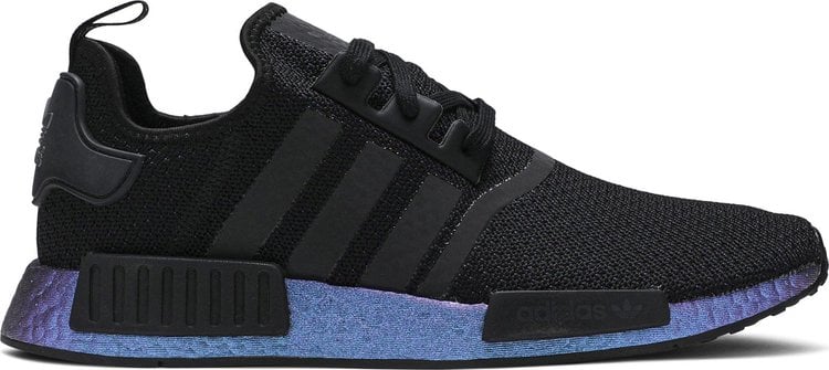 Кроссовки Adidas NMD_R1 'Metallic Blue Boost', черный - фото