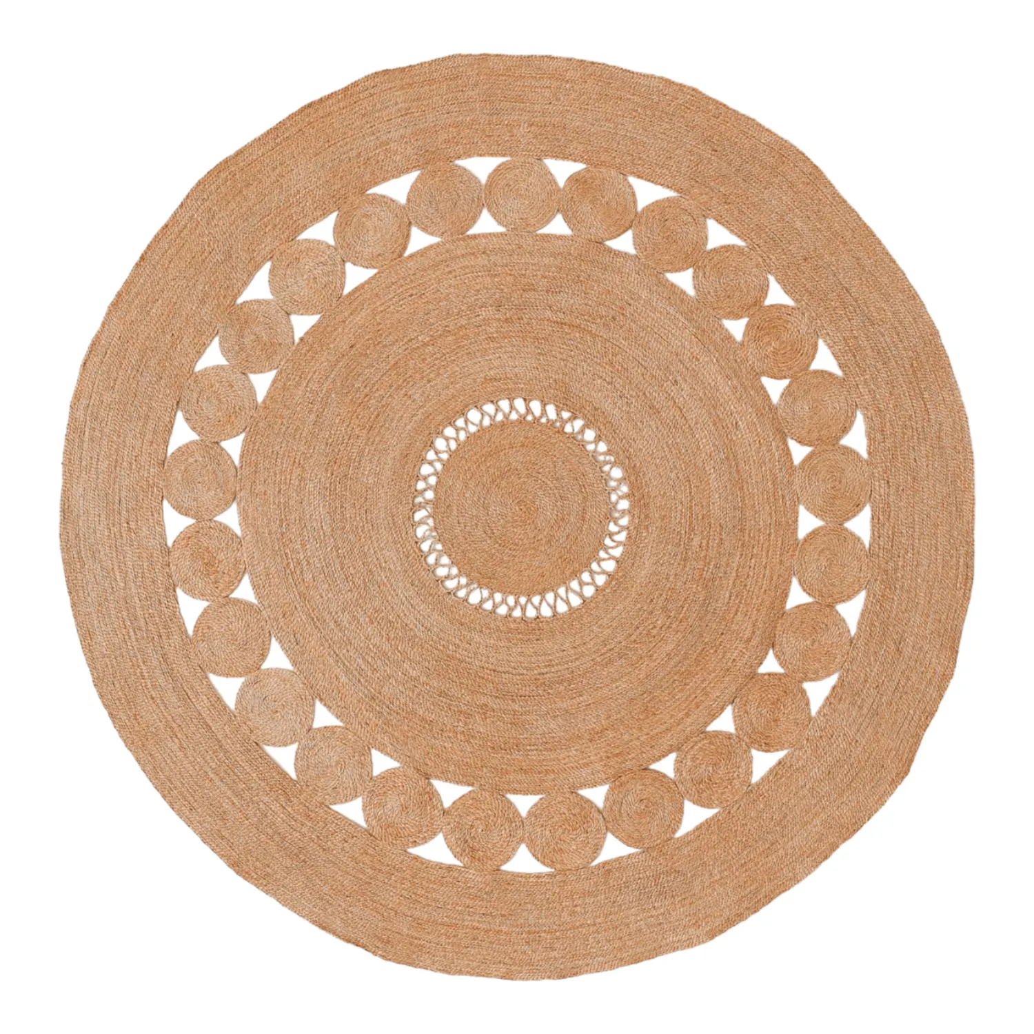 

Ковер H&M Home Perforated-patterned Jute, бежевый
