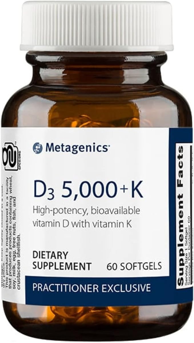 Metagenics Витамин D3 5000 МЕ — добавка витамина D, 60 шт.