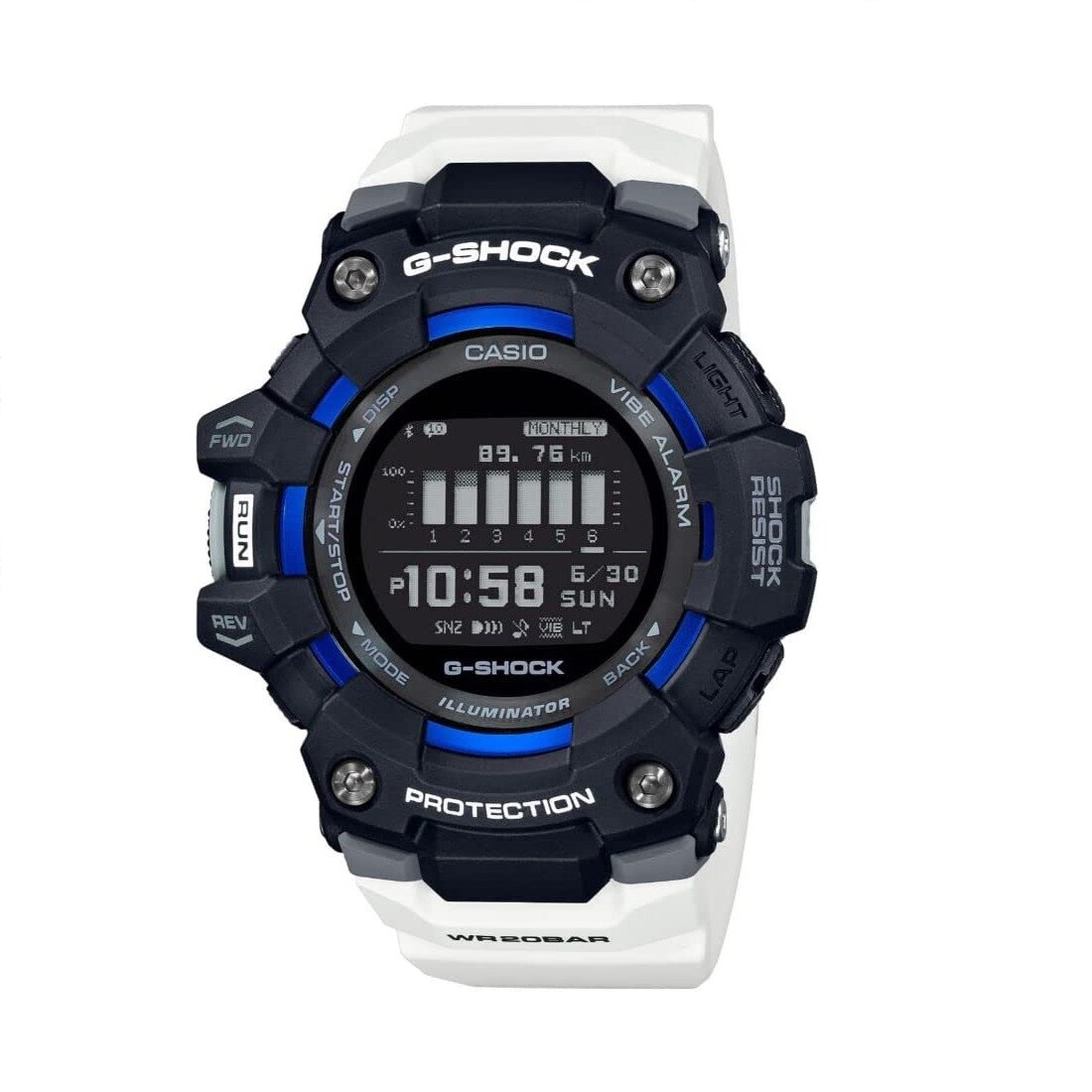 

Умные часы CASIO G-Shock GBD-100-1A7, белый
