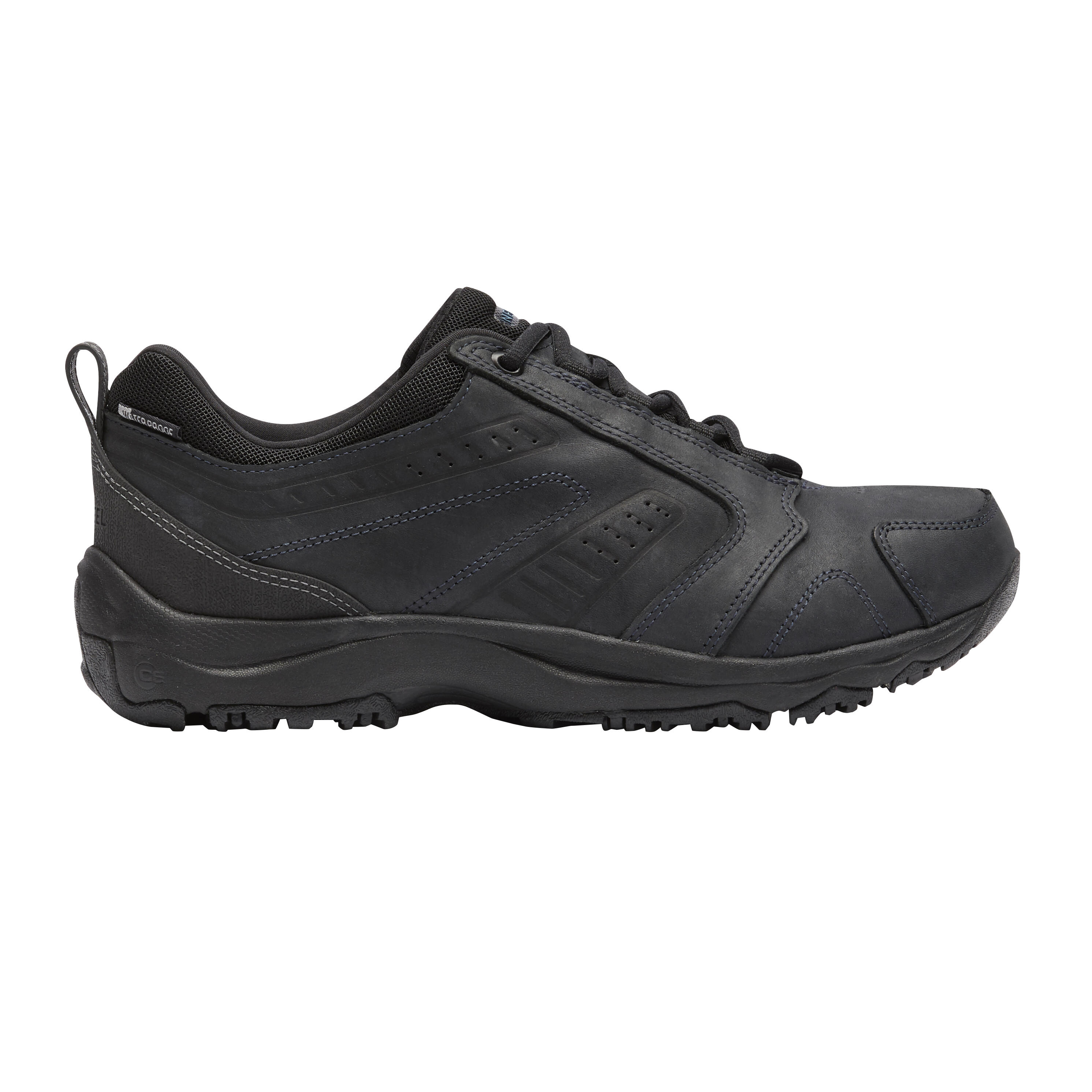 цена Повседневная обувь Walking Nakuru Водонепроницаемая кожаная мужская черная NEWFEEL, черный