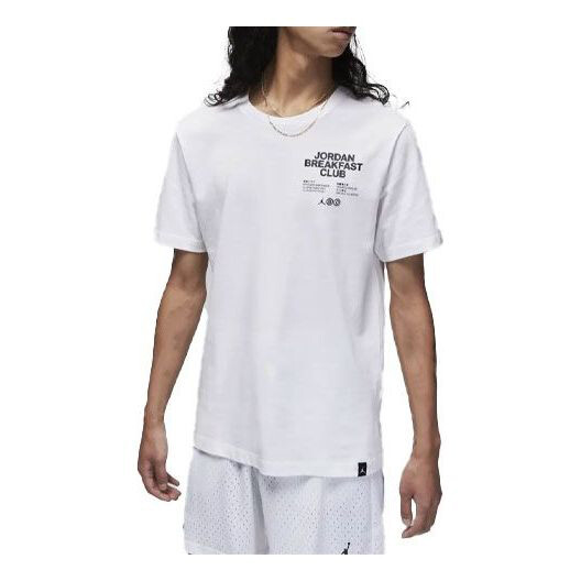 

Футболка Men's Jordan Minimalistic Alphabet White T-Shirt DQ7385-100, белый