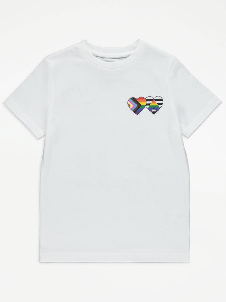 

Белая футболка Matching Kids Pride Stronger Together George., белый