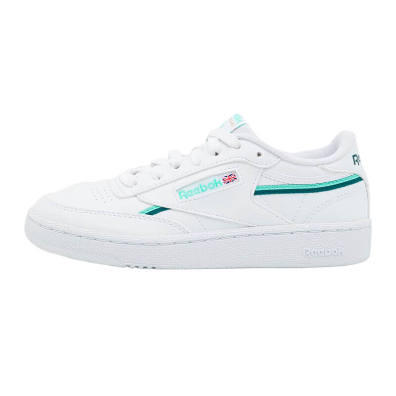 

Кроссовки Reebok Classic Club C 85 Vegan, белый/мятный/зеленый