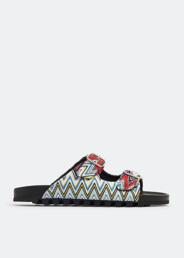 

Сандалии MISSONI Double zigzag sandals, разноцветный