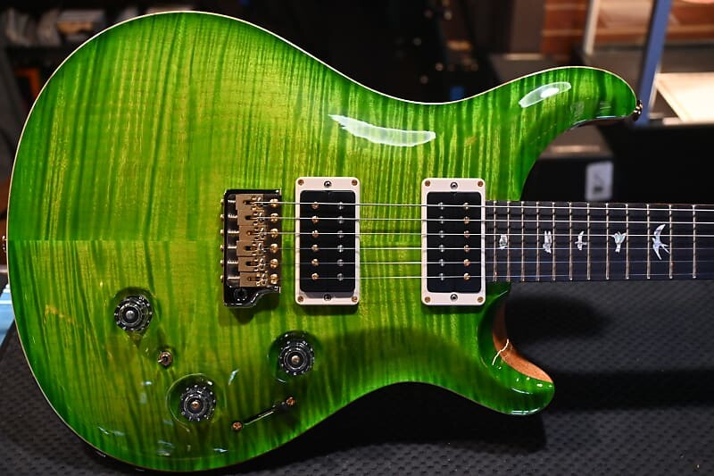 

PRS Custom 24 Piezo 10-Top Eriza Verde #4581