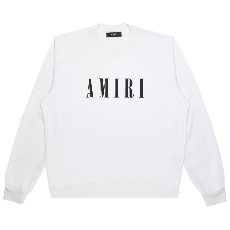 

Толстовка Amiri Core Logo Crew 'White', белый
