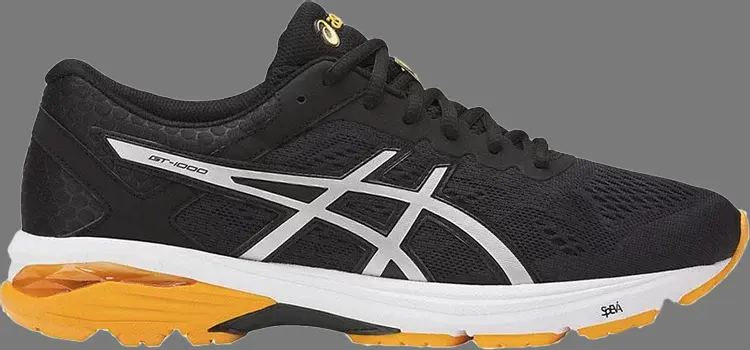 

Кроссовки gt 1000 6 'black silver gold' Asics, черный