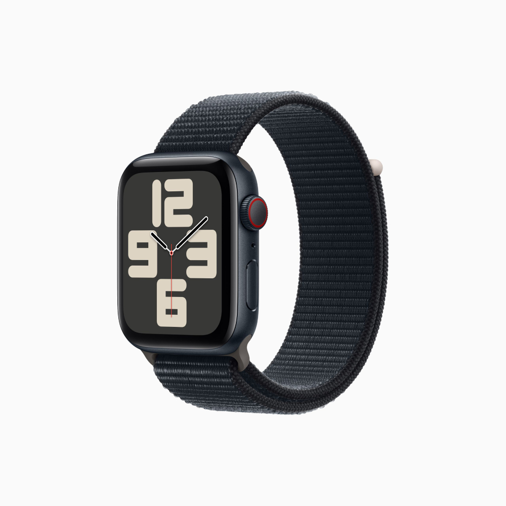 Умные часы Apple Watch SE Gen 2 2023 (GPS + Cellular), 44 мм, Midnight Aluminum Case/Midnight Sport Loop умные часы apple watch se gps 44мм midnight